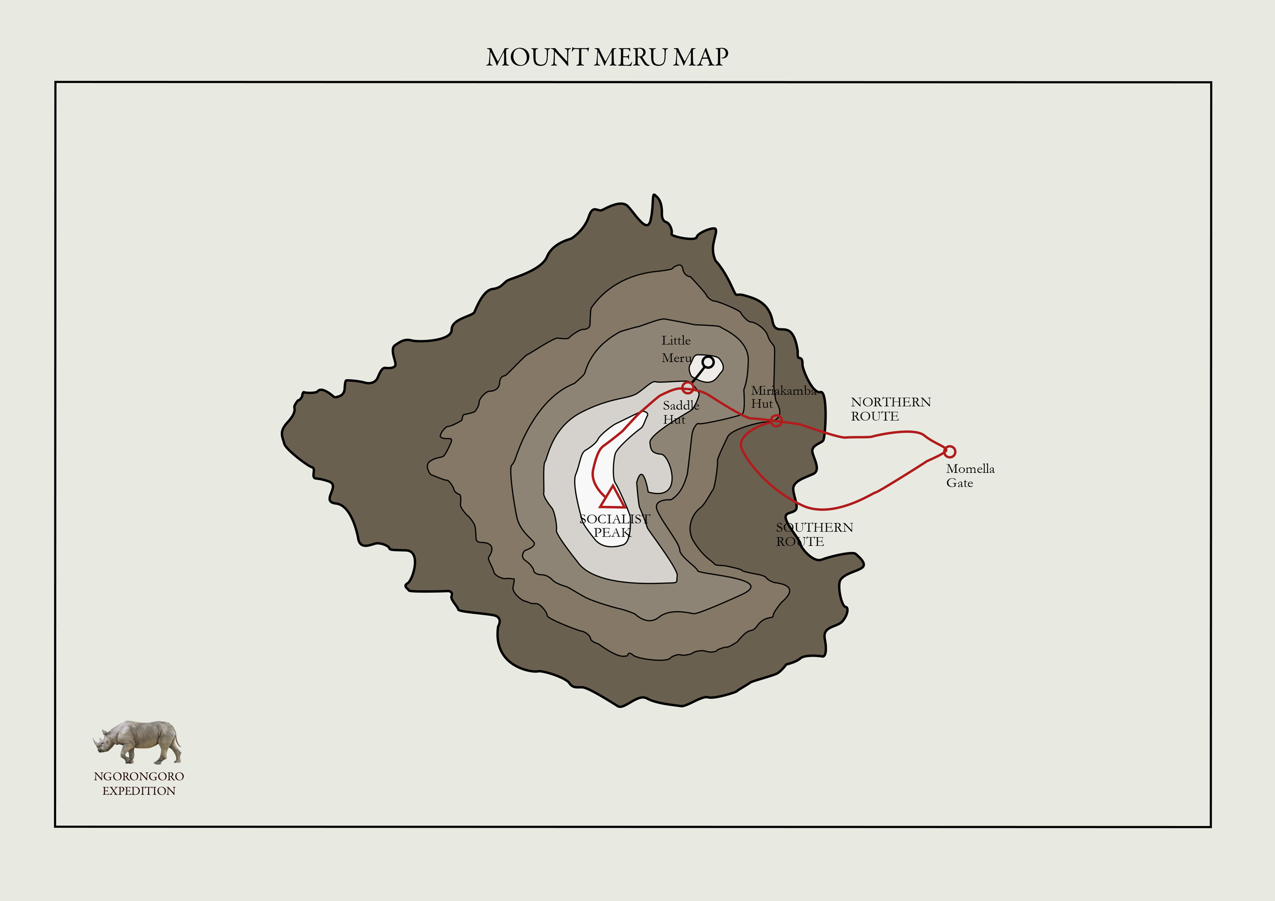 climbing mount meru tanzania