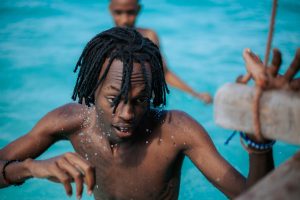 Swimming with sea turtles in Zanzibar